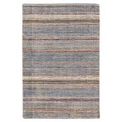 Modern Handmade Multicolor Custom Wool Rug