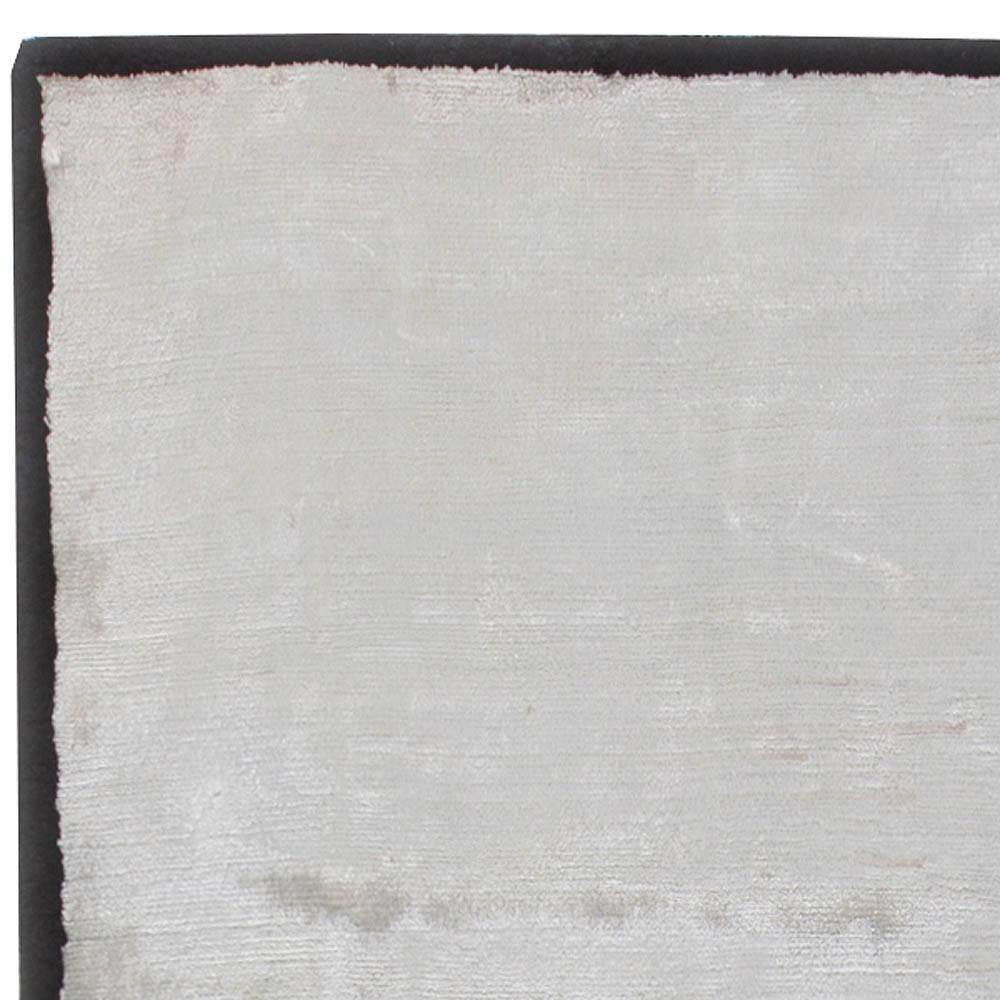 XXIe siècle et contemporain Tapis moderne en soie fait à la main par Doris Leslie Blau en vente