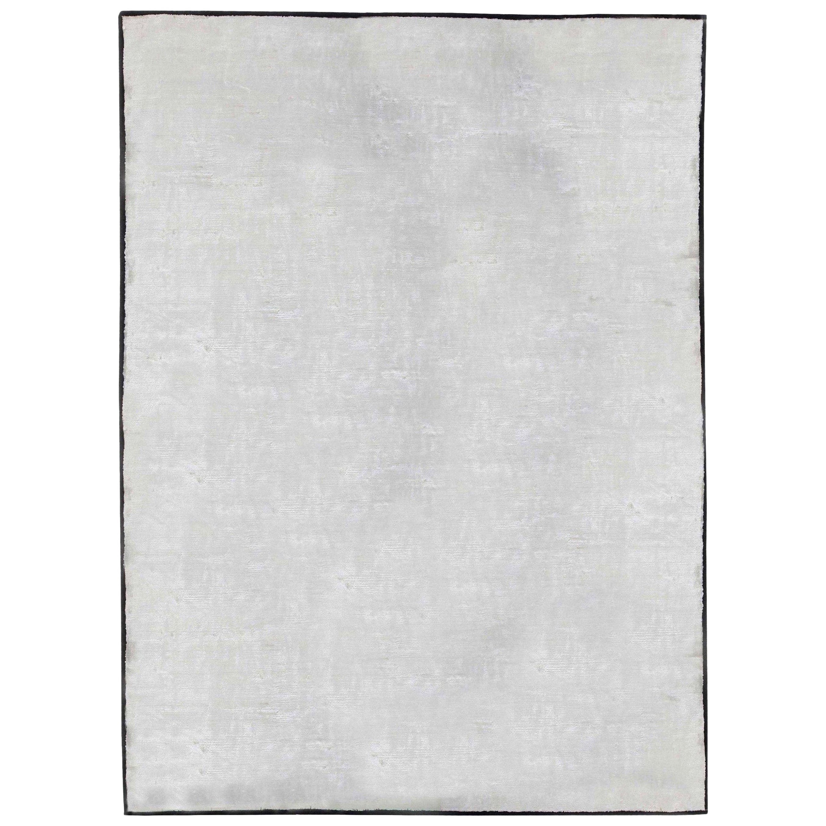 Tappeto moderno in seta fatto a mano di Doris Leslie Blau in vendita