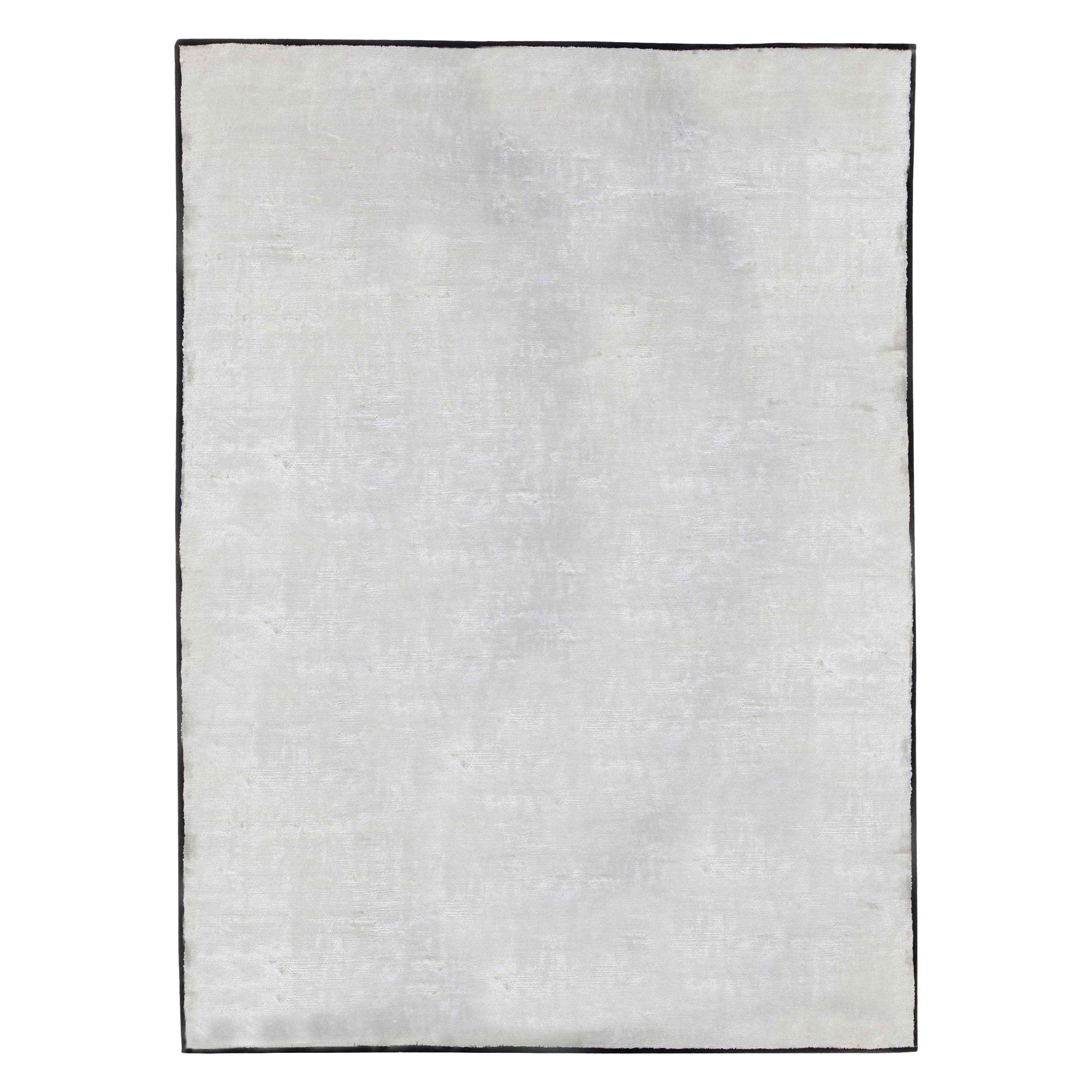 Alfombra moderna de seda hecha a mano por Doris Leslie Blau