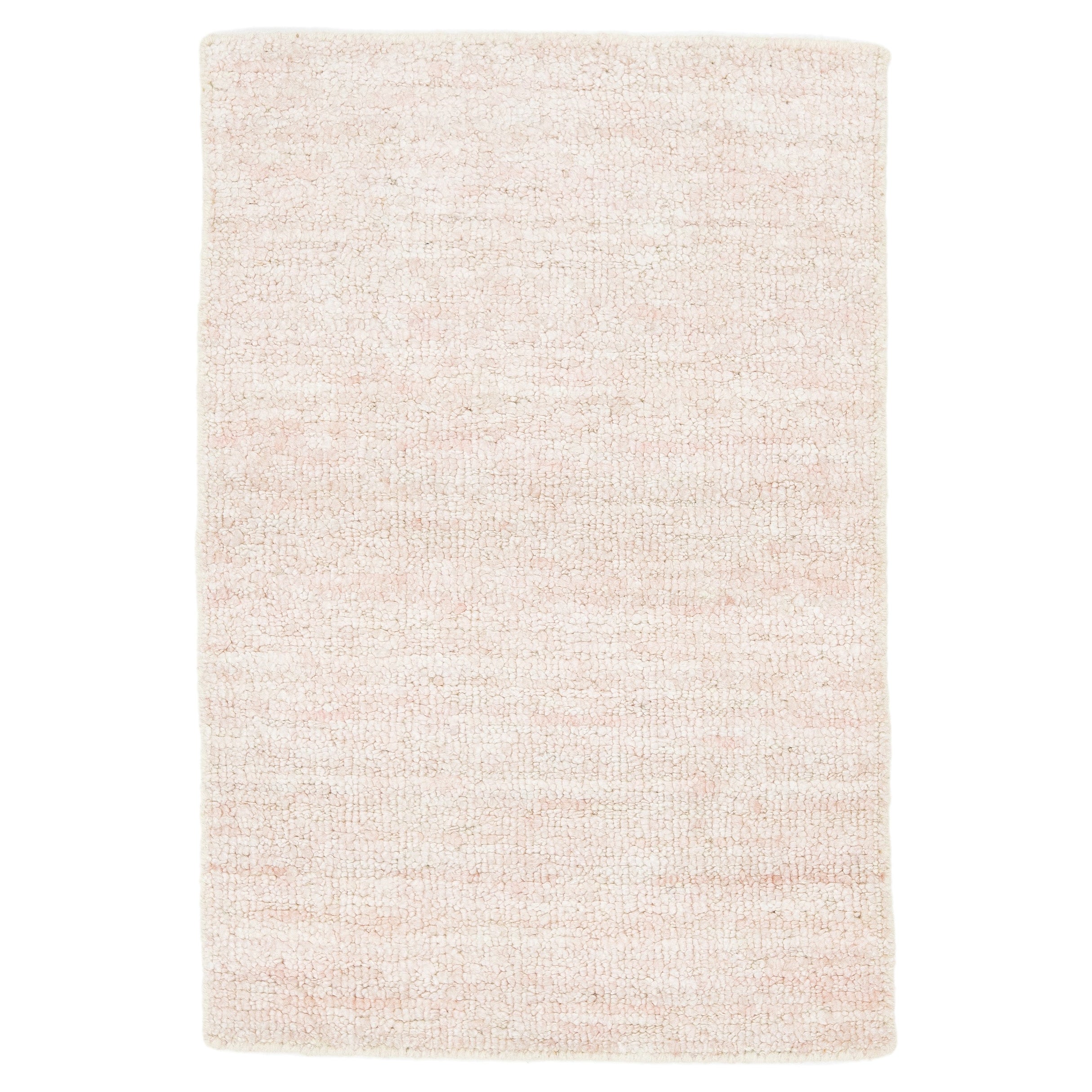 Tappeto personalizzato rosa chiaro solido moderno fatto a mano