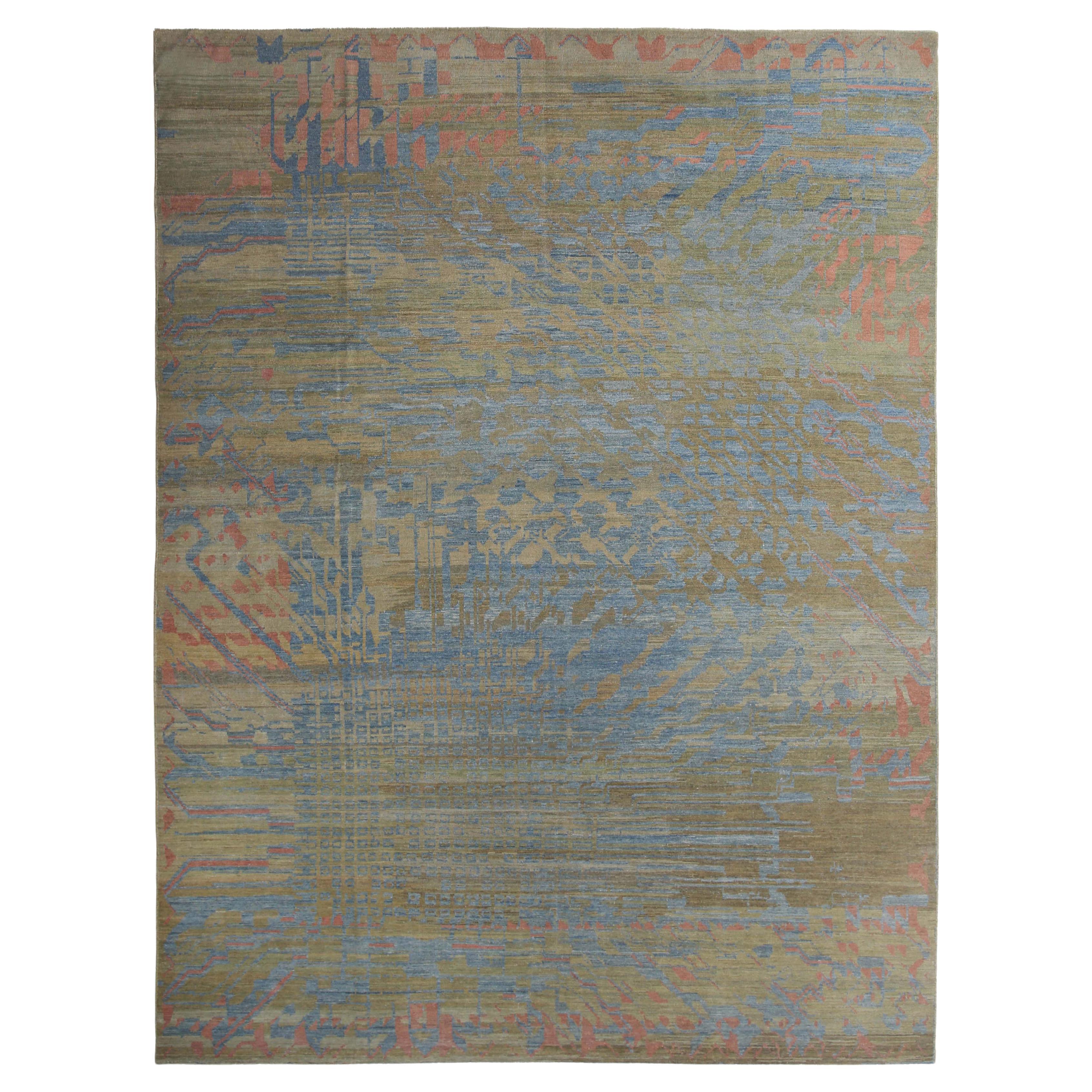 Modern Handmade Sultanabad Rug