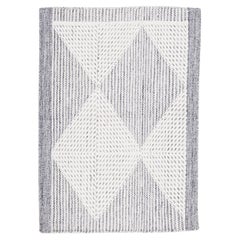 Modern Handmade Swedish Style Custom Grey Wool Rug