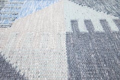 Modern Handmade Swedish Style Gray Custom Wool Rug