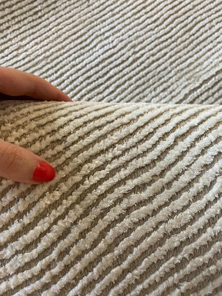 Modern Handmade Wool and Silk Rug by Doris Leslie Blau For Sale at 1stDibs