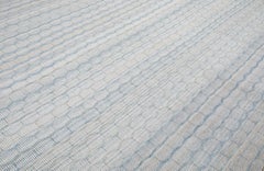 Tappeto moderno intrecciato a mano a trama piatta