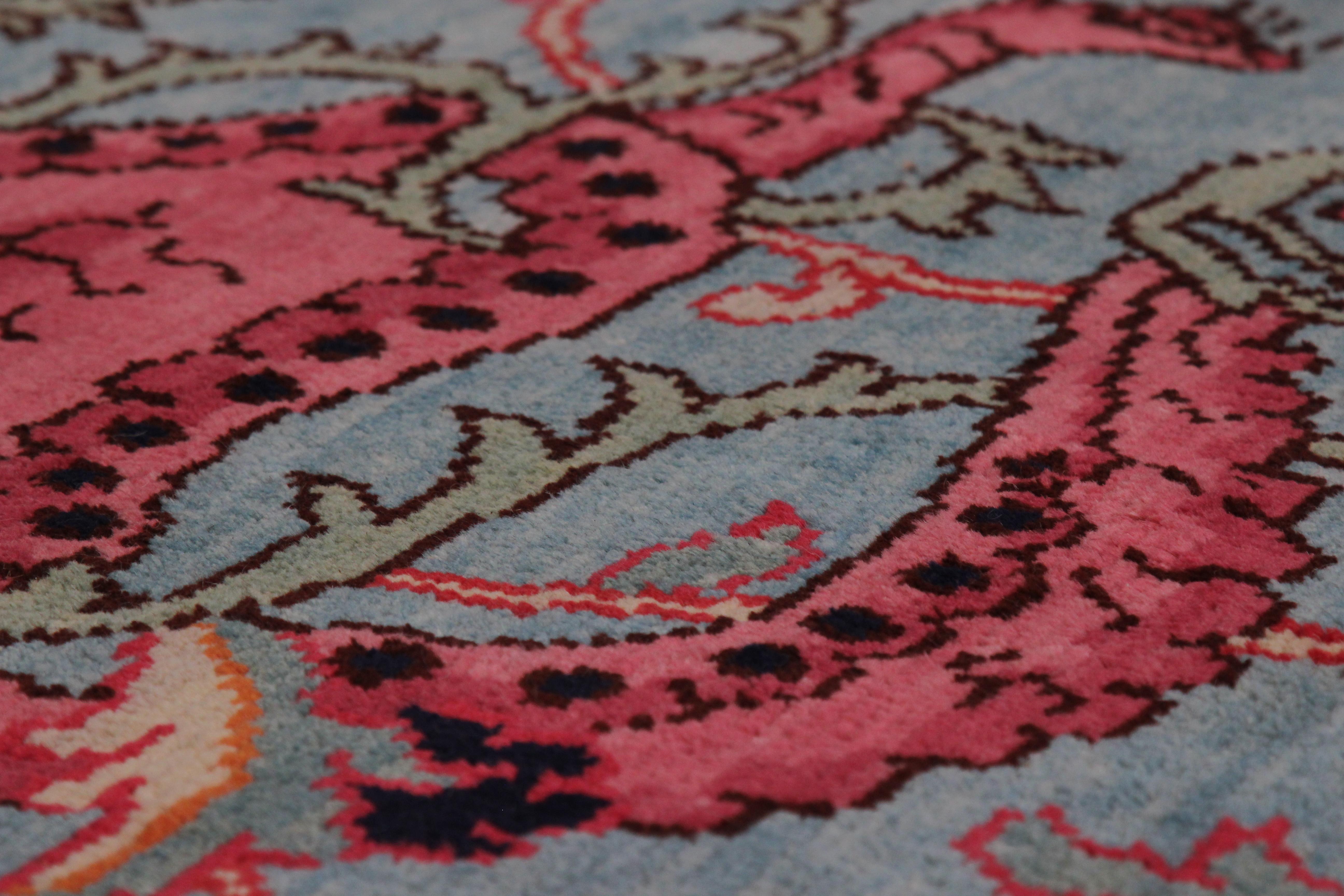 Modern Handwoven Persian Sultanabad Dragon Rug For Sale 8