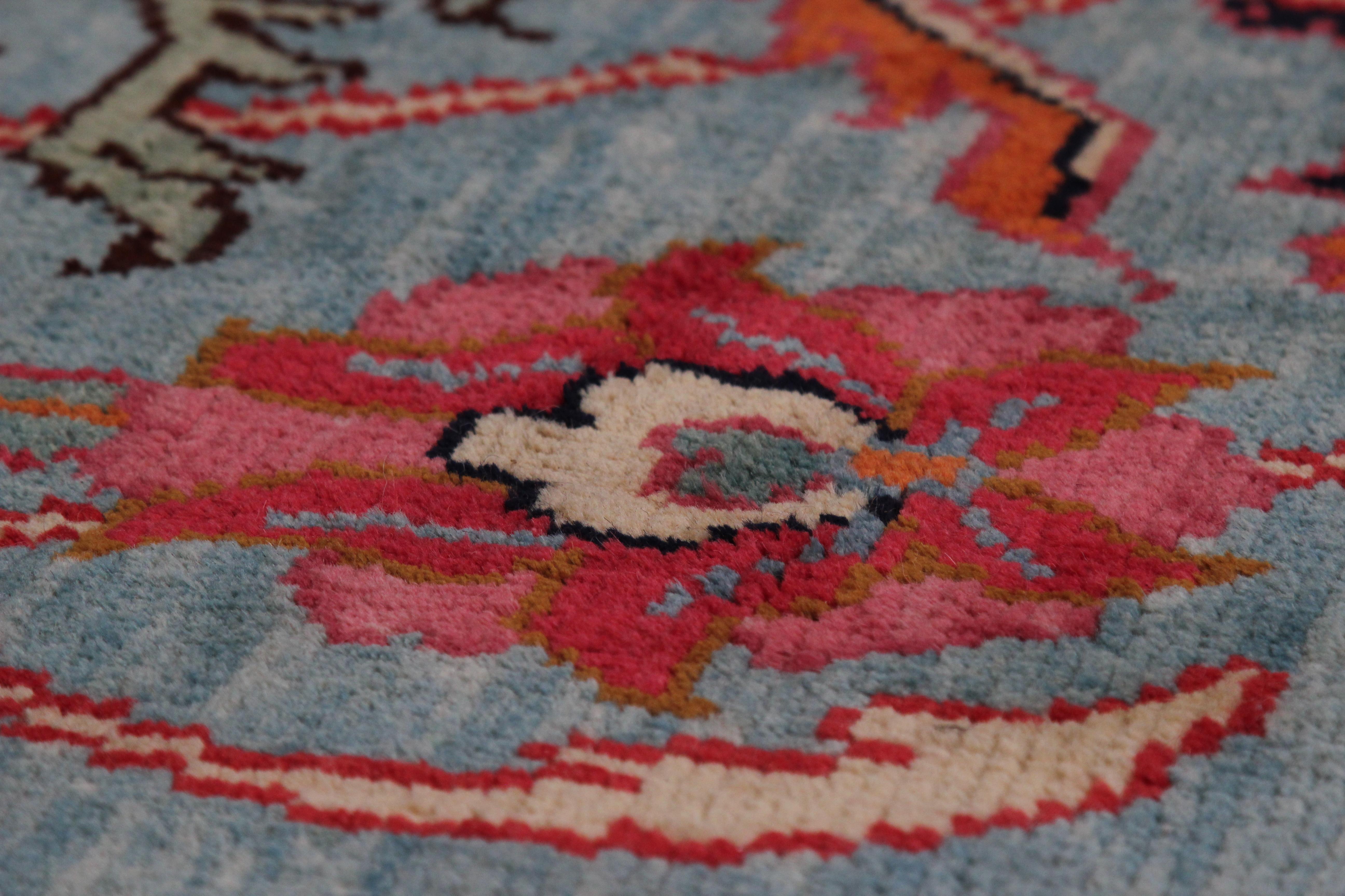 Modern Handwoven Persian Sultanabad Dragon Rug For Sale 9