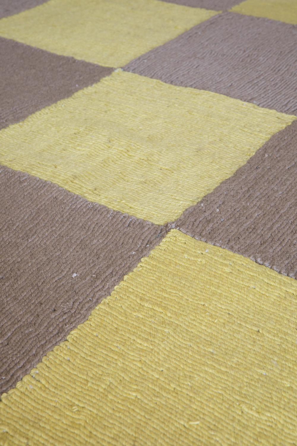 This rug has been ethically hand woven in polypropylene yarns by artisans in north of India, using a traditional weaving technique which is native of this region. 
It´s resistant to humidity, It´s the perfect option for outdoor areas