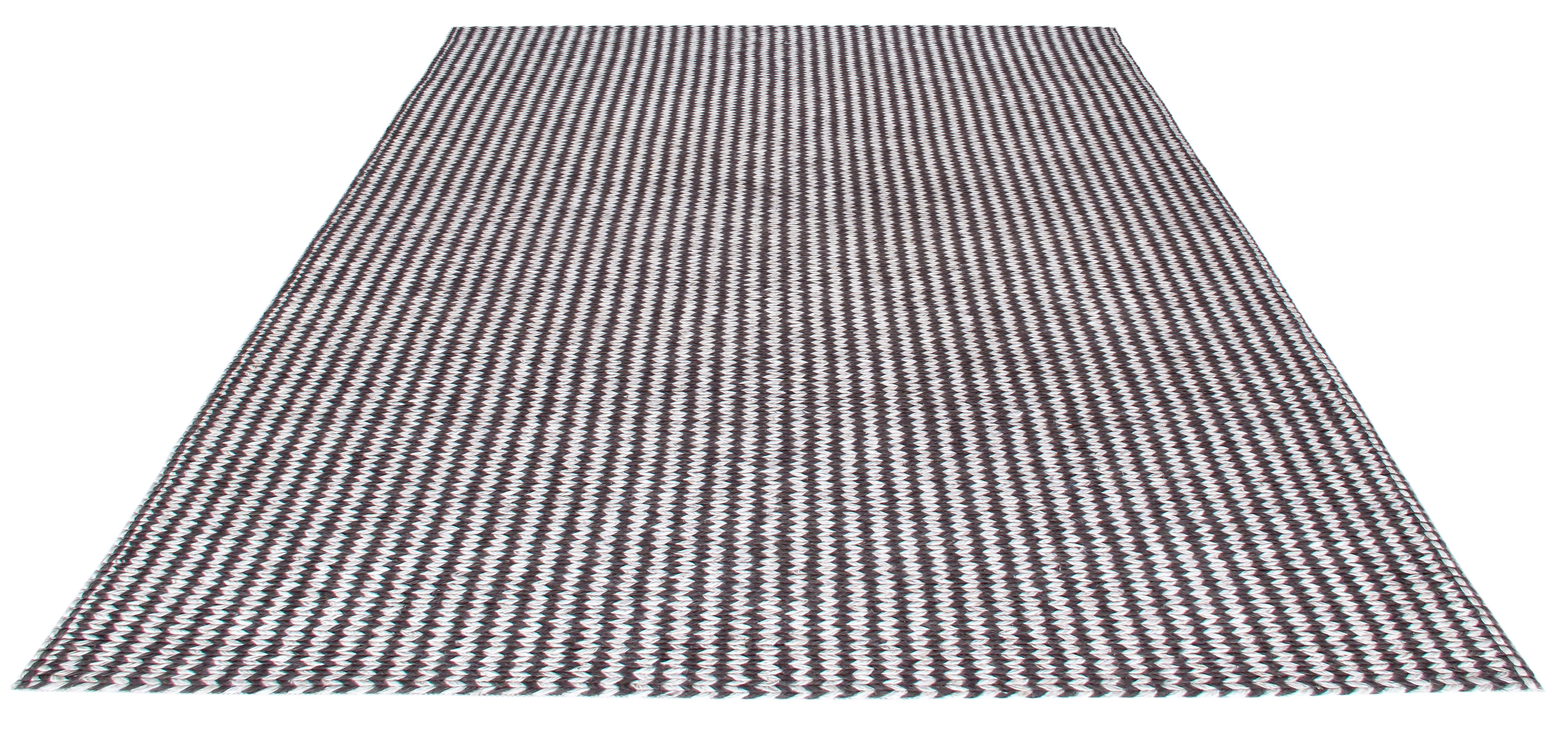 XXI secolo e contemporaneo Tappeto moderno tessuto a mano in lana merino della Nuova Zelanda - motivo neutro e minimale in vendita