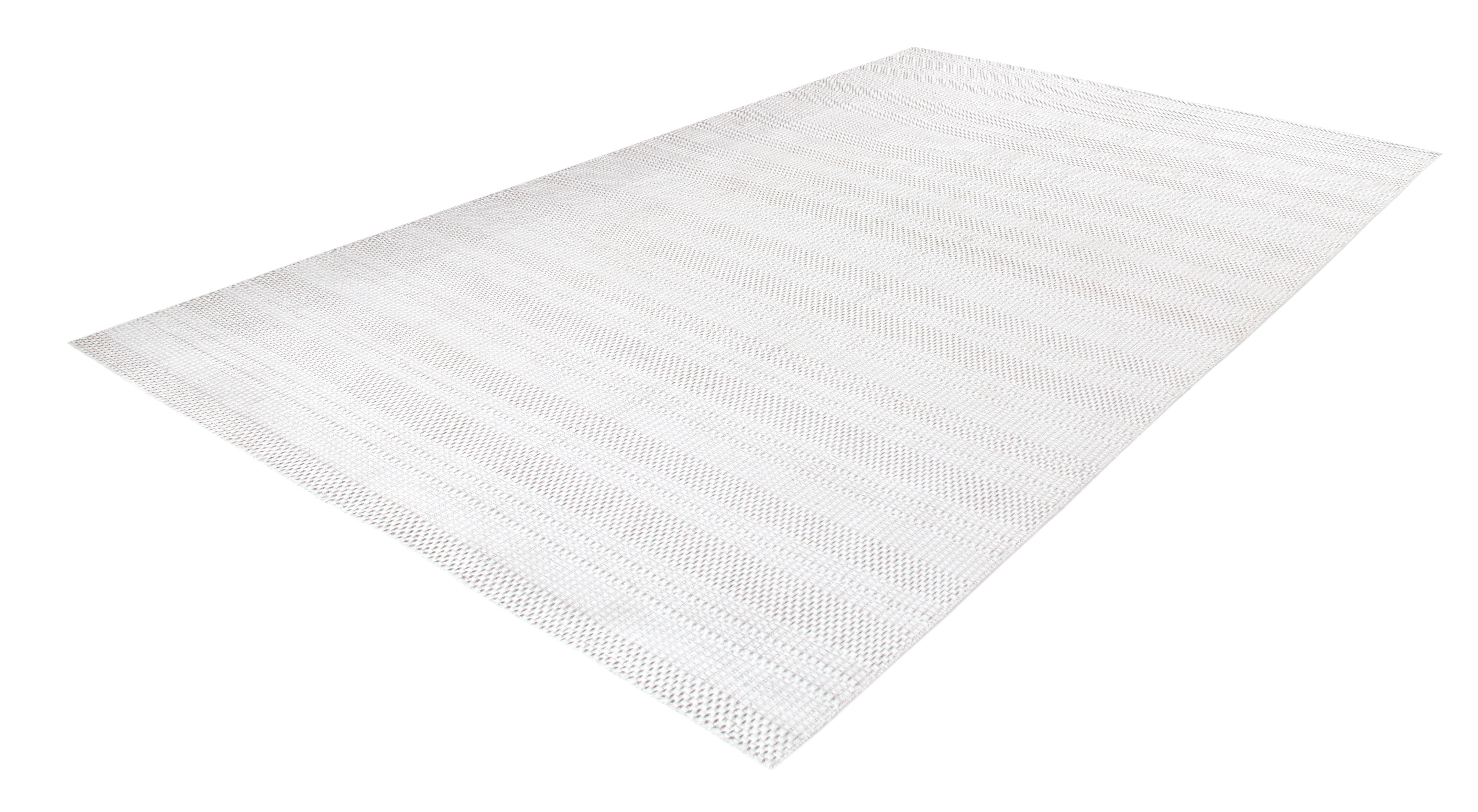 Modern Handwoven Rug  Neuseeländische Merinowolle, neutrales & minimalistisches Design (Indisch) im Angebot