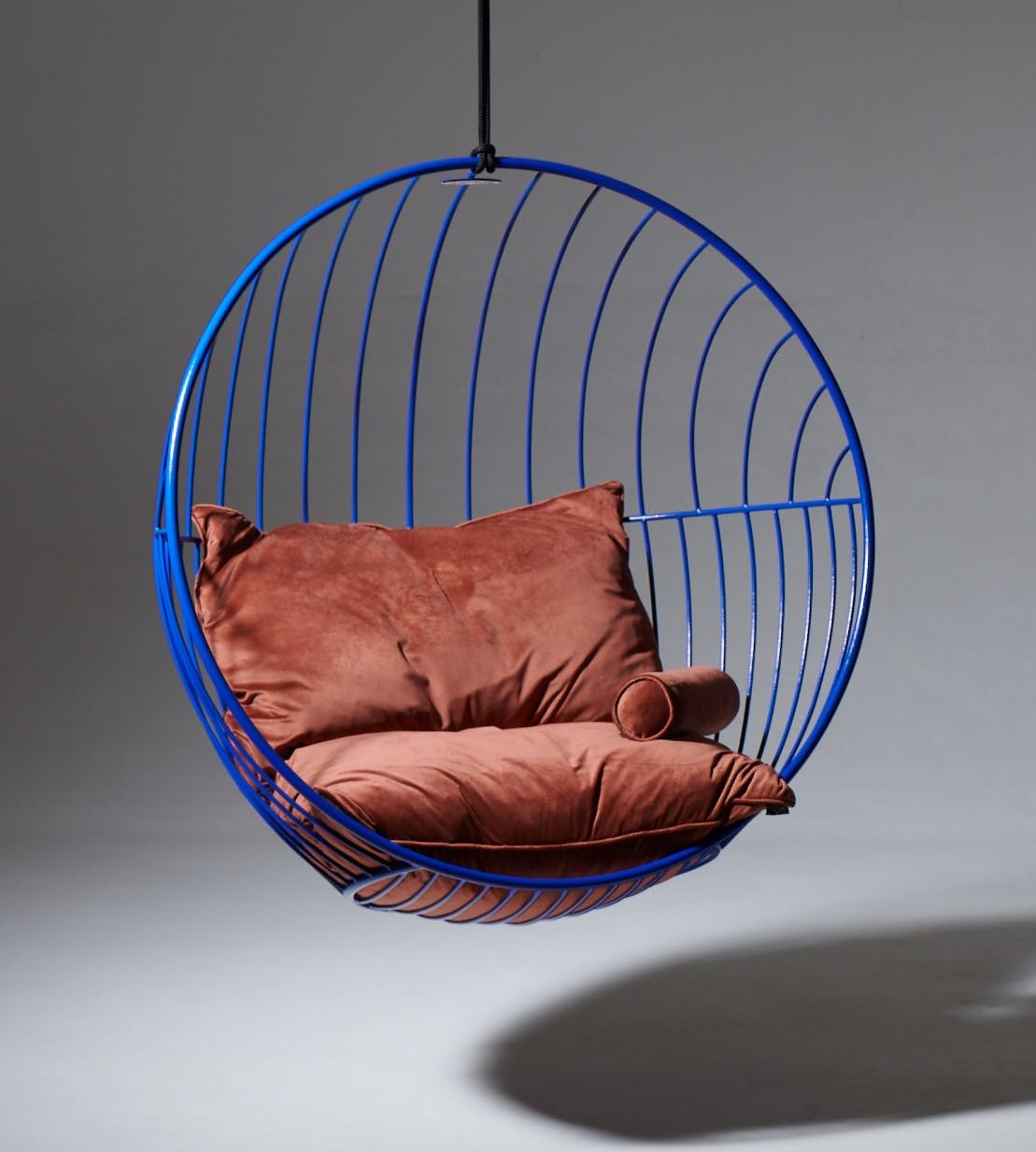Steel Modern Hanging Bubble Chair For Sale