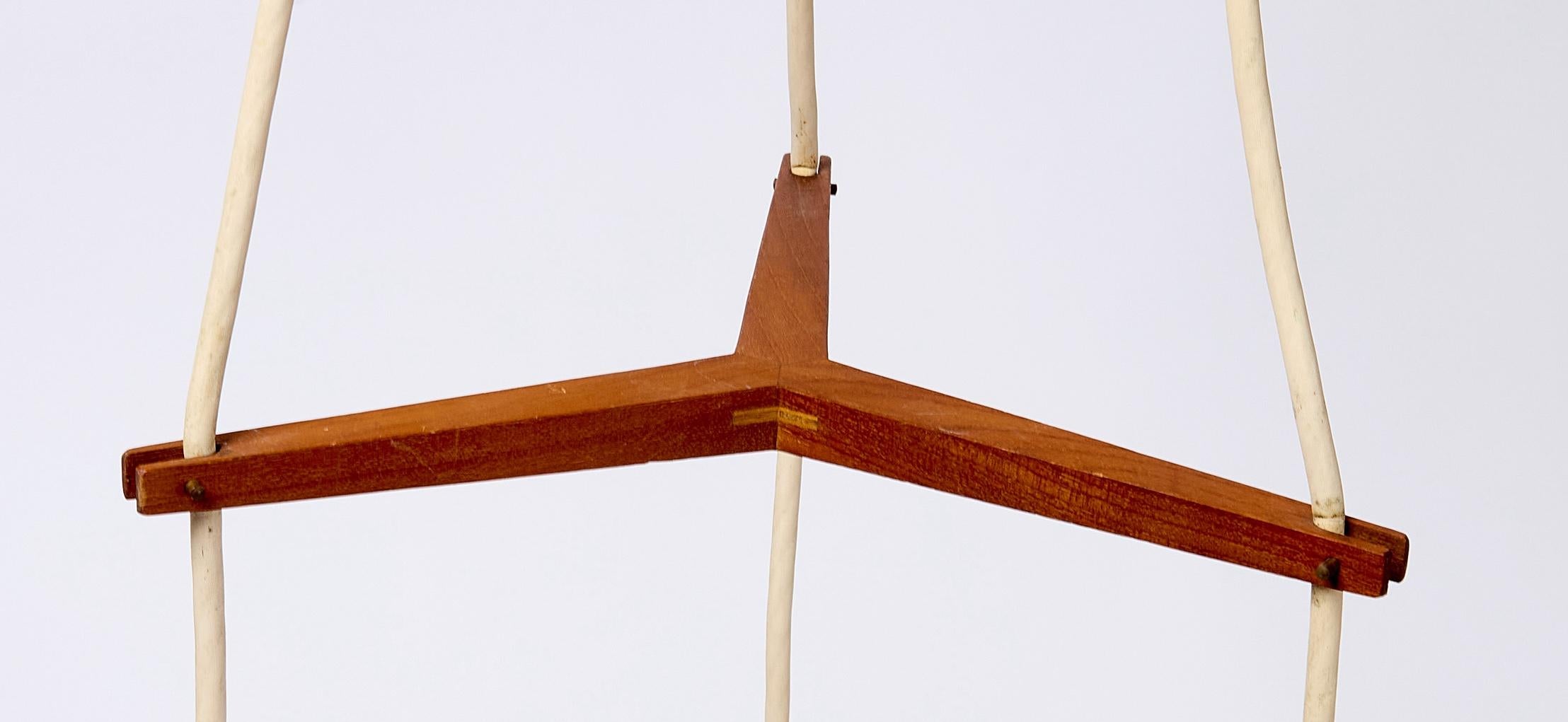 Fatto a mano Lampada a sospensione moderna di Presco-Lite, Berkley California, circa 1965. in vendita