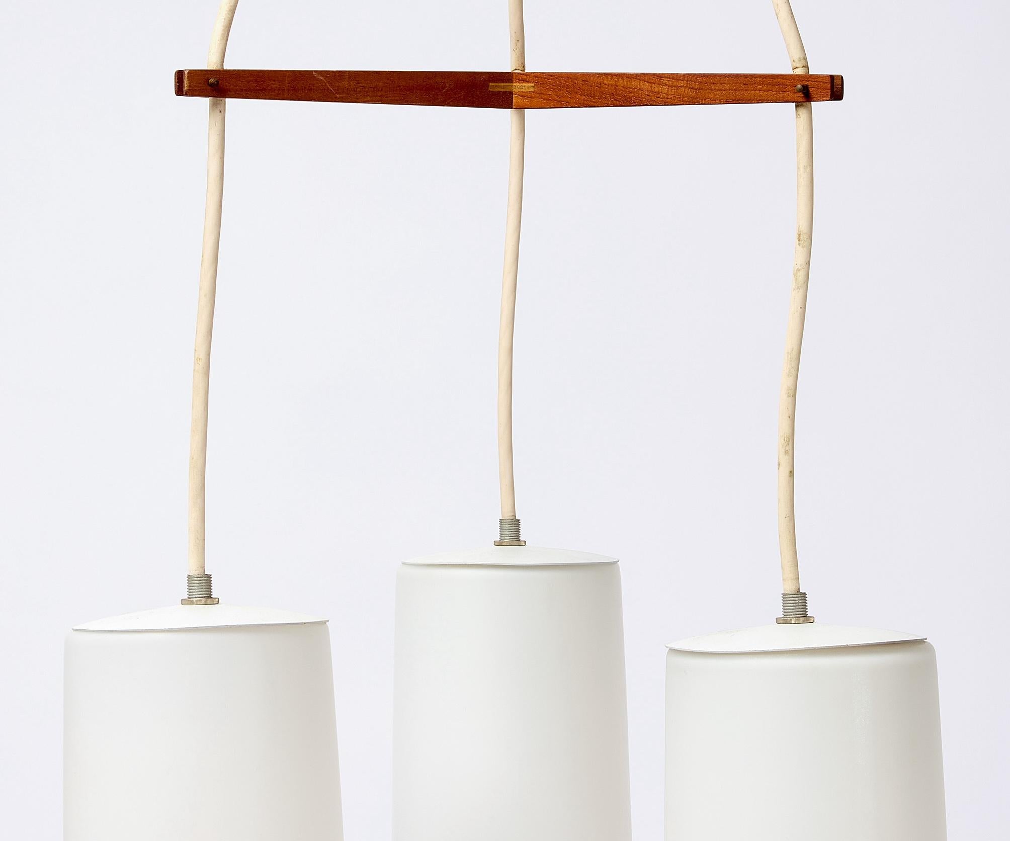 Lampada a sospensione moderna di Presco-Lite, Berkley California, circa 1965. In condizioni buone in vendita a Branford, CT
