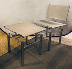 Modern Hans-Ullrich Bitsch Series 8600 Chair and Ottoman