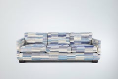 Modern Harrison Tufted 84" Sofa with Curved Frame Detail by Martin & Brockett