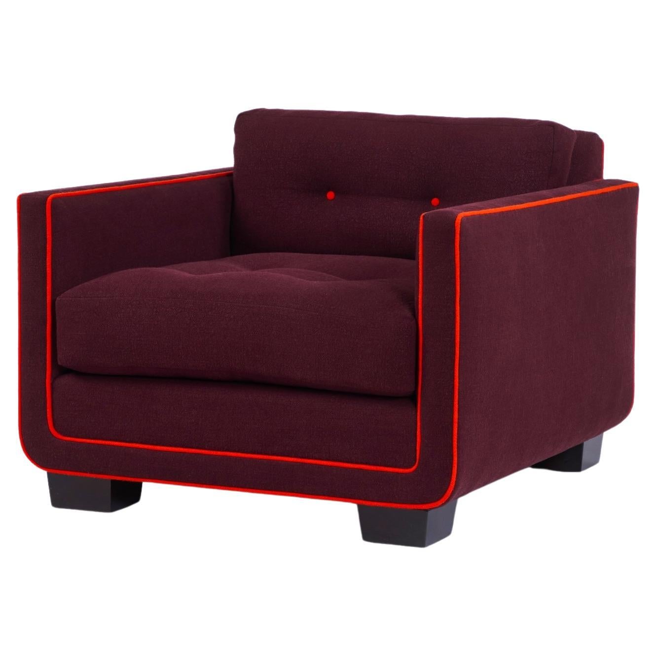 Silla moderna Harrison con base curvada de Martin and Brockett