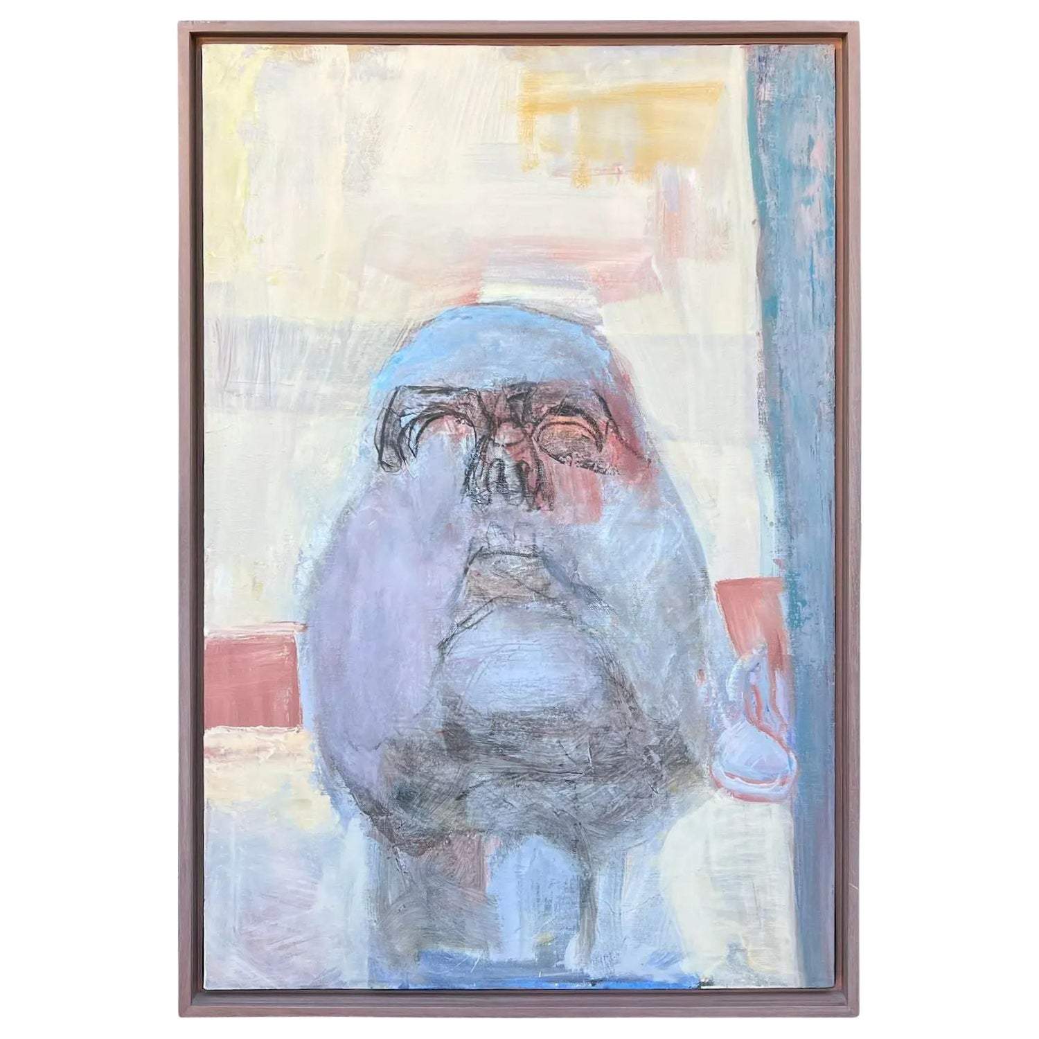 Modern “Head Looking Up” Painting by Jim Farrington
