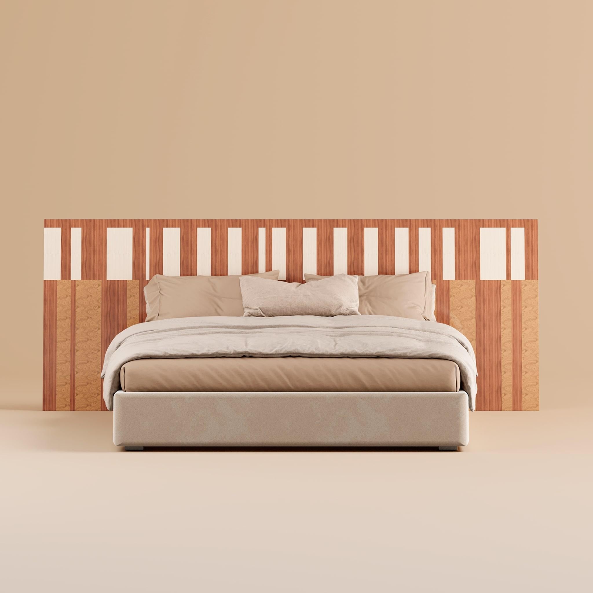 Geometrisches Mid-Century Modern-Kopfteil mit modernem Kopfteil für King-Bett (Portugiesisch) im Angebot