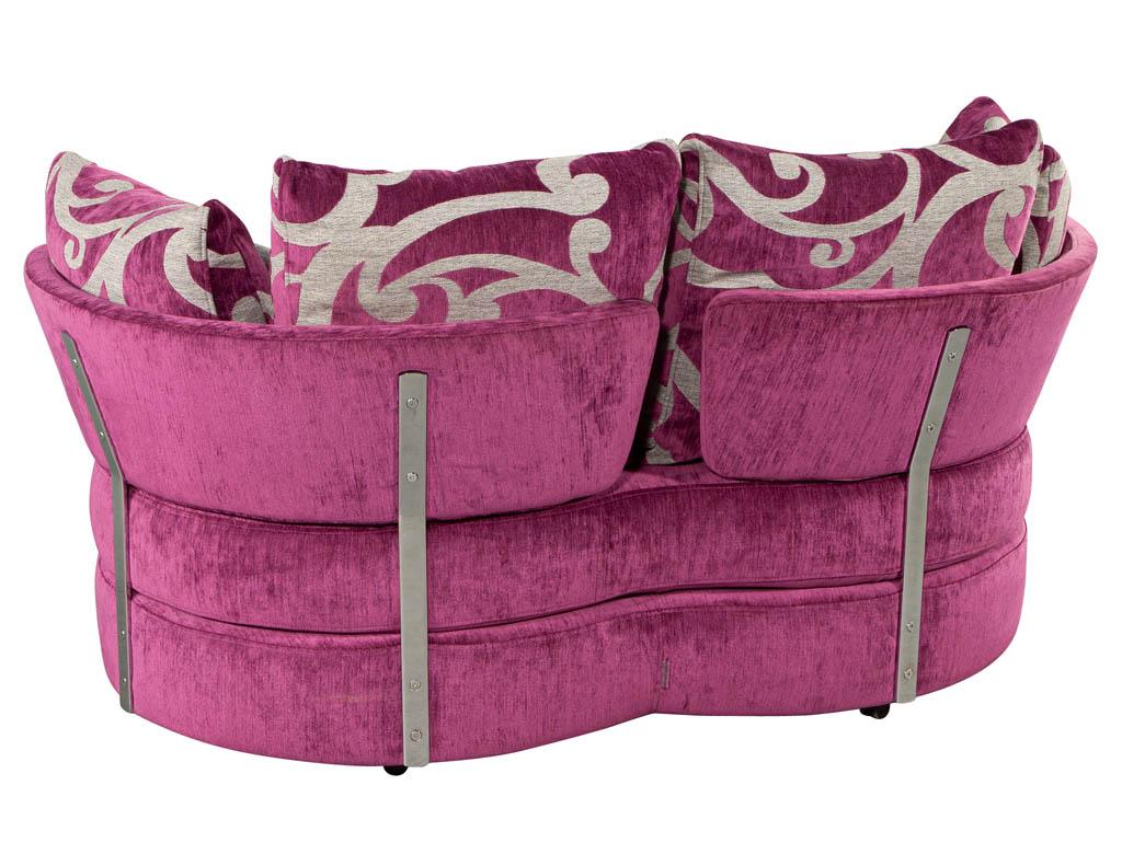 Contemporary Modern Heart Shaped Swivel Daybed by Fama