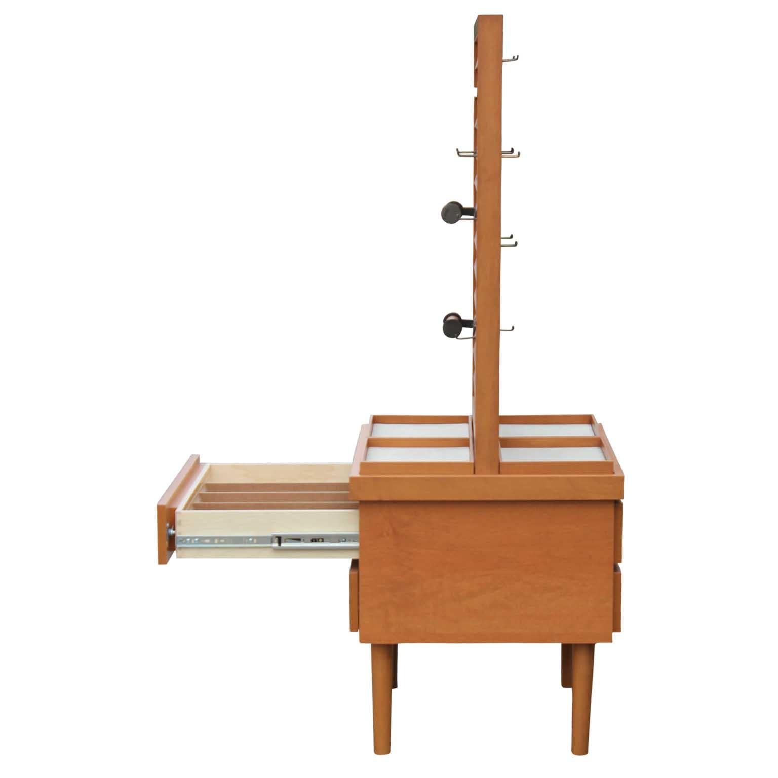 20th Century Modern Hermès Style Two-Drawer Display Stand or Adjustable Rack