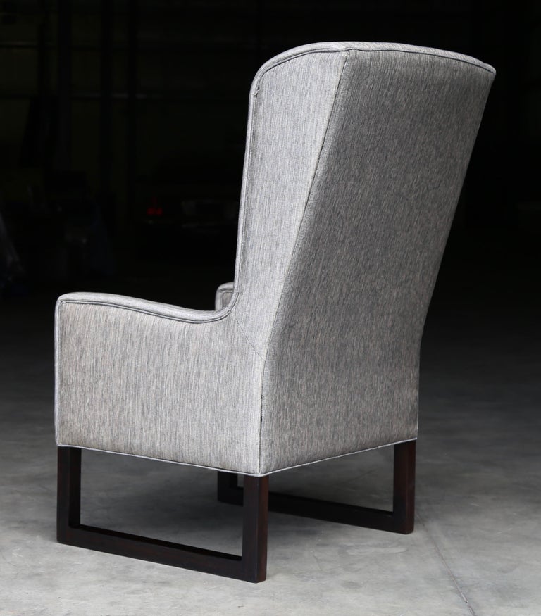 Modern High Back Upholstered Wing Chair from Costantini, Matteo For