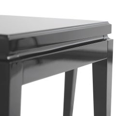 Modern high gloss black side table