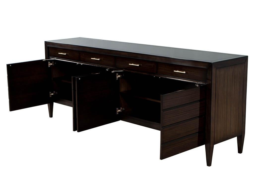 Metal Modern High Gloss Lacquered Jacques Garcia Vendome Buffet For Sale