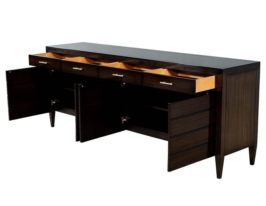 Métal Buffet moderne en laque haute brillance Jacques Garcia Vendome