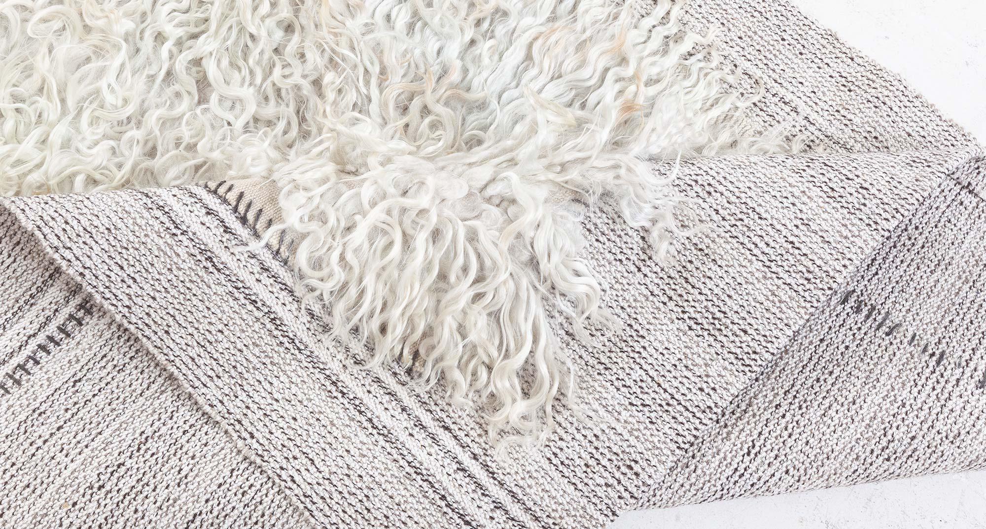 Wool Modern High-Low Tulu Rug by Doris Leslie Blau For Sale