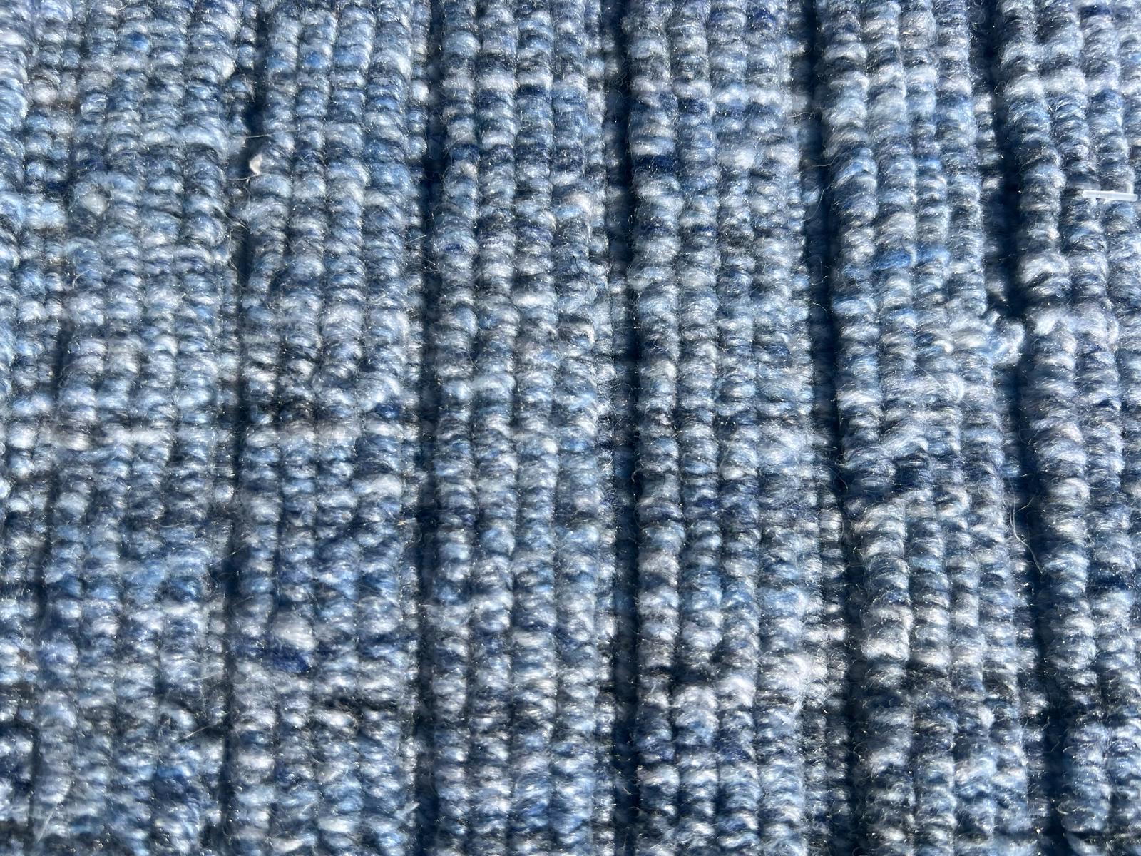 Indiano Tappeto moderno in lana alto-basso in vendita