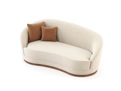 Modern Hilary Sofa Made with Wood and Textile, Handmade by Stylish Club