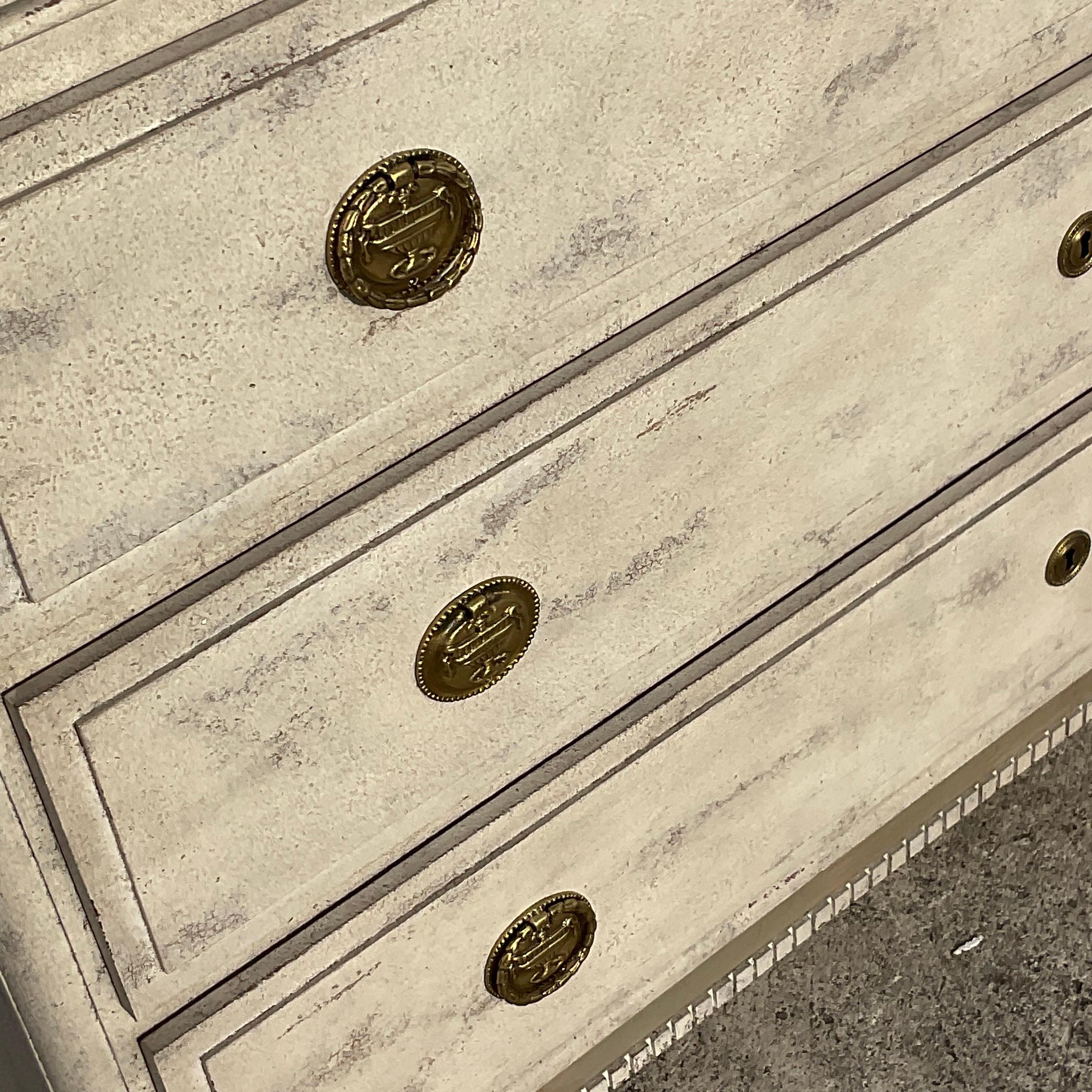 Contemporary Modern History Gustavian Chest of Drawers