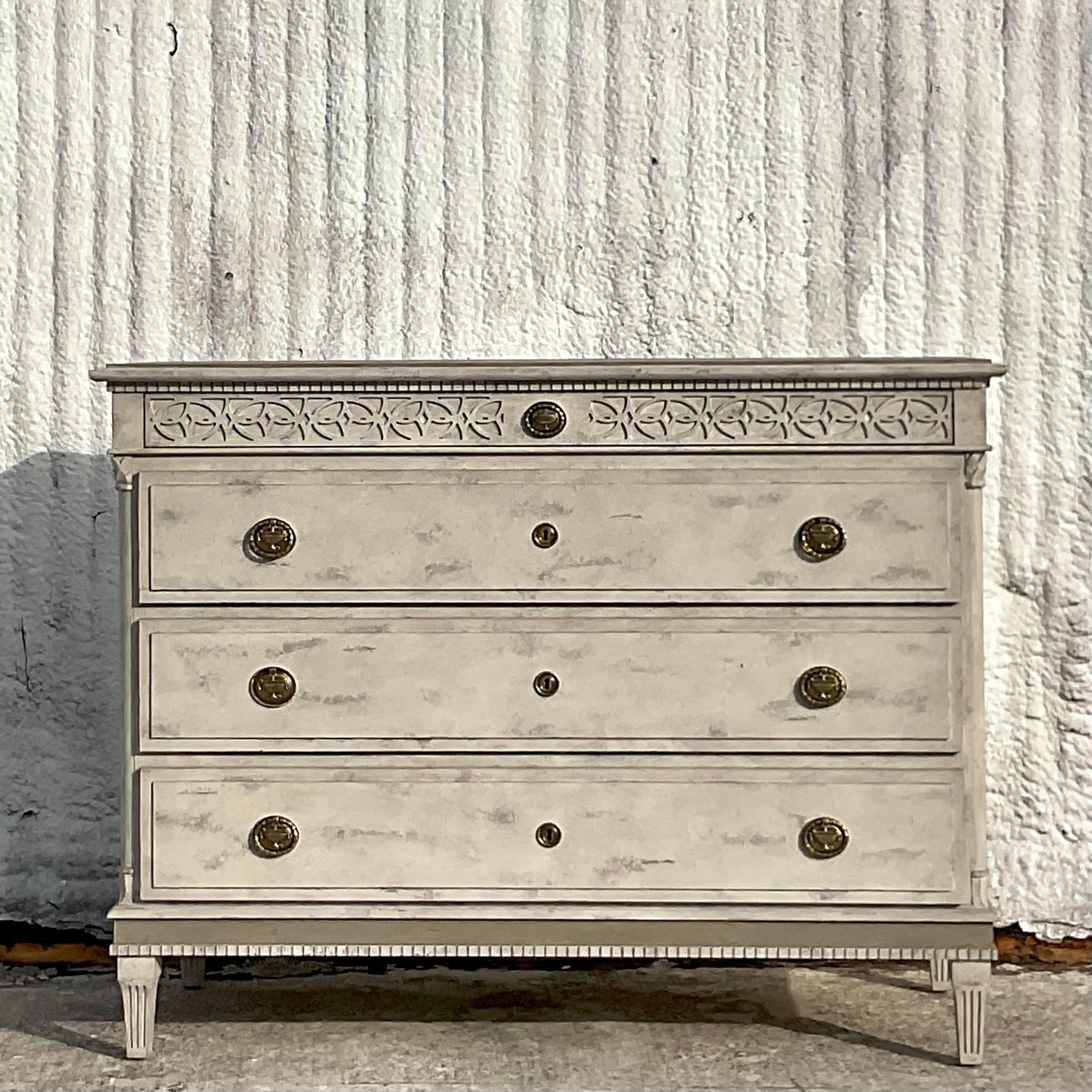 Modern History Gustavian Chest of Drawers 1