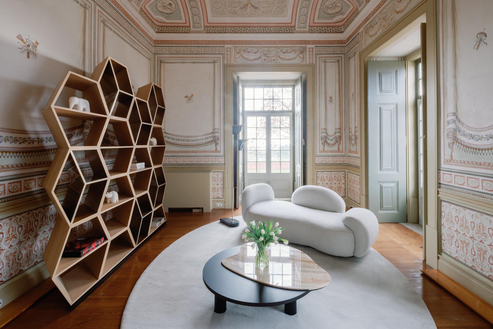 Libreria moderna Hobart, Oak Oak americano, bronzo, fatta a mano in Portogallo by Greenapple in vendita 5