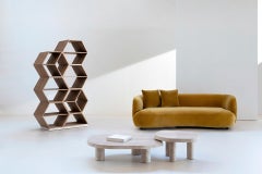 Modern Hobart Bookcase, Walnut Veneer, Handmade in Portugal by Greenapple