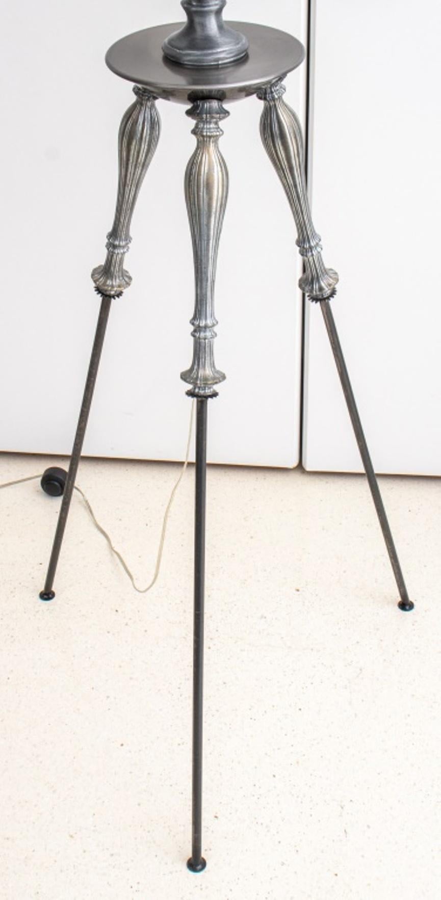 Modern Hollywood Regency Chandelier Floor Lamp For Sale 7