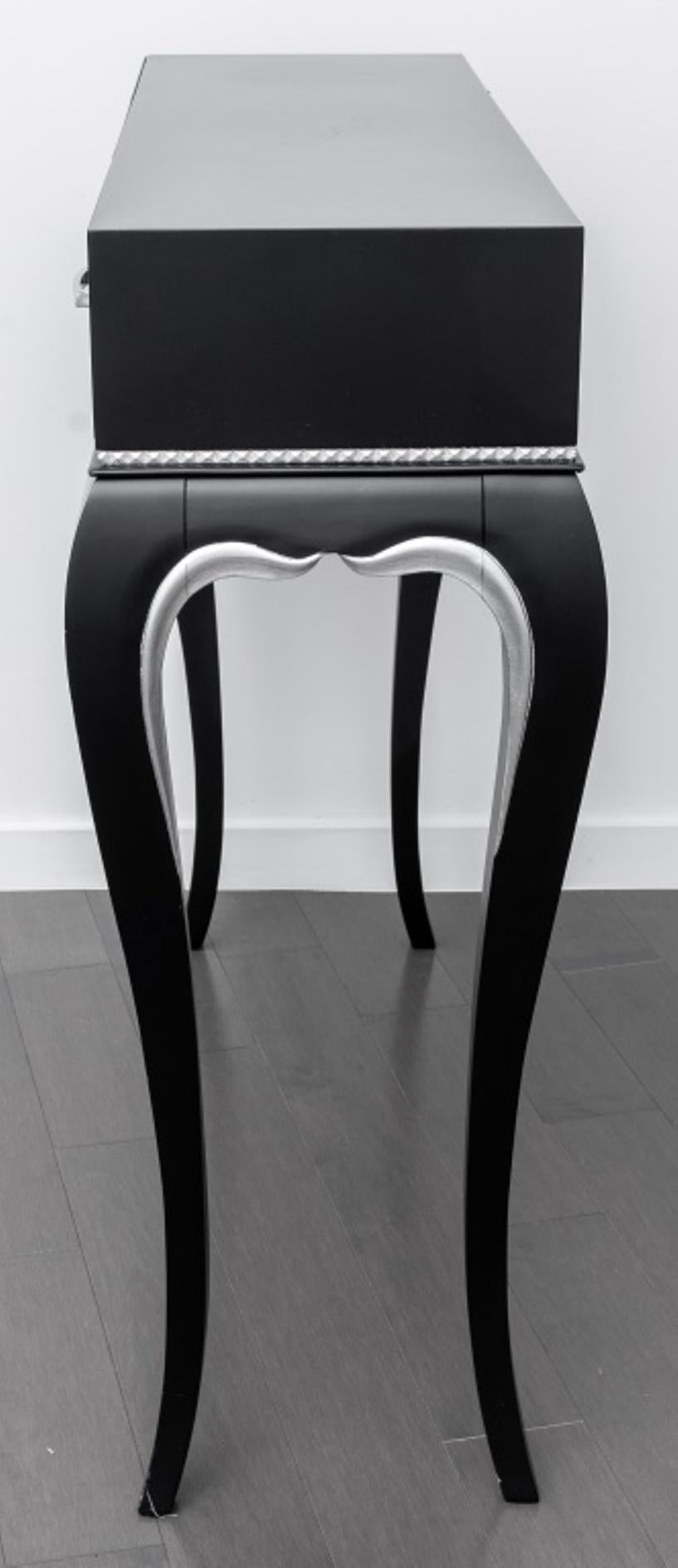 Contemporary Modern Hollywood Regency Gem-Set Console Table For Sale