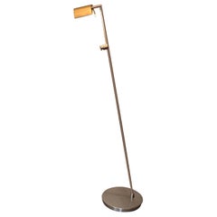 Modern Holtkoetter 6440 Bernie Series Energy-Saver Floor Lamp in Satin Nickel