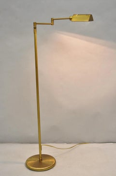 Modern Holtkötter Leuchten Adjustable Brass Pharmacy Reading Task Floor Lamp