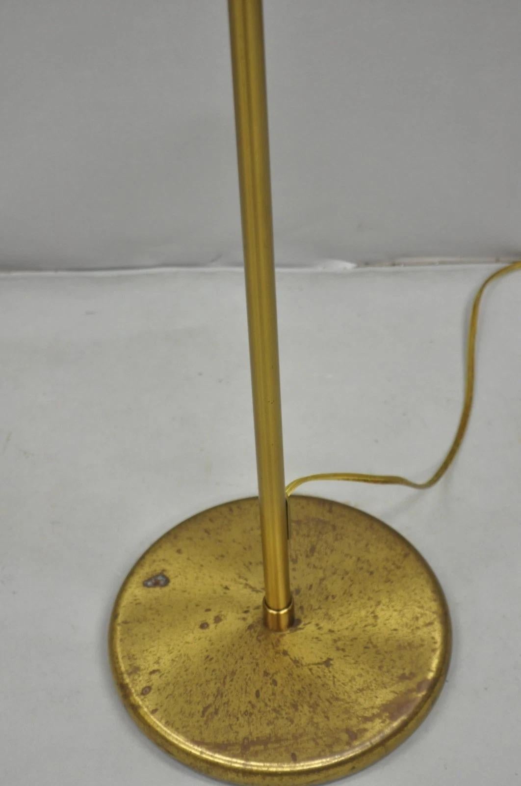 Ottone Lampada da terra moderna Holtkötter Leuchten regolabile in ottone per la lettura della farmacia in vendita