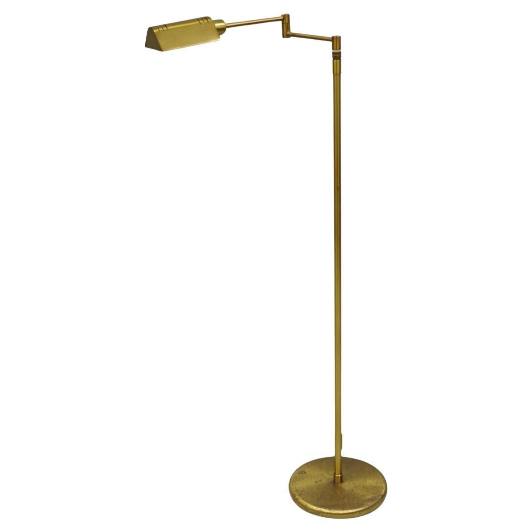 Lampada da terra moderna Holtkötter Leuchten regolabile in ottone per la lettura della farmacia in vendita