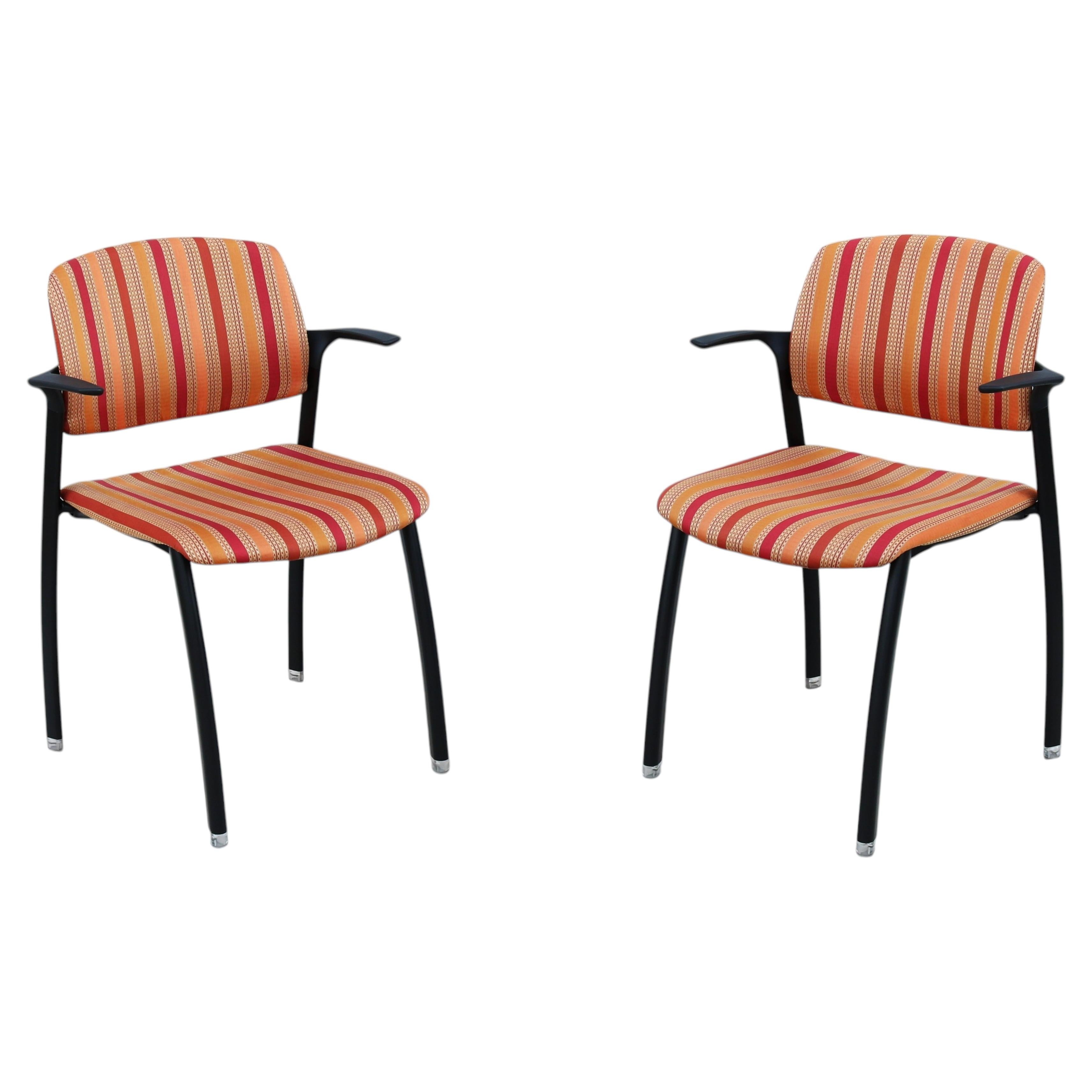 Modern HON F3 Series Multipurpose Stackable Guest Chairs - a Pair For ...