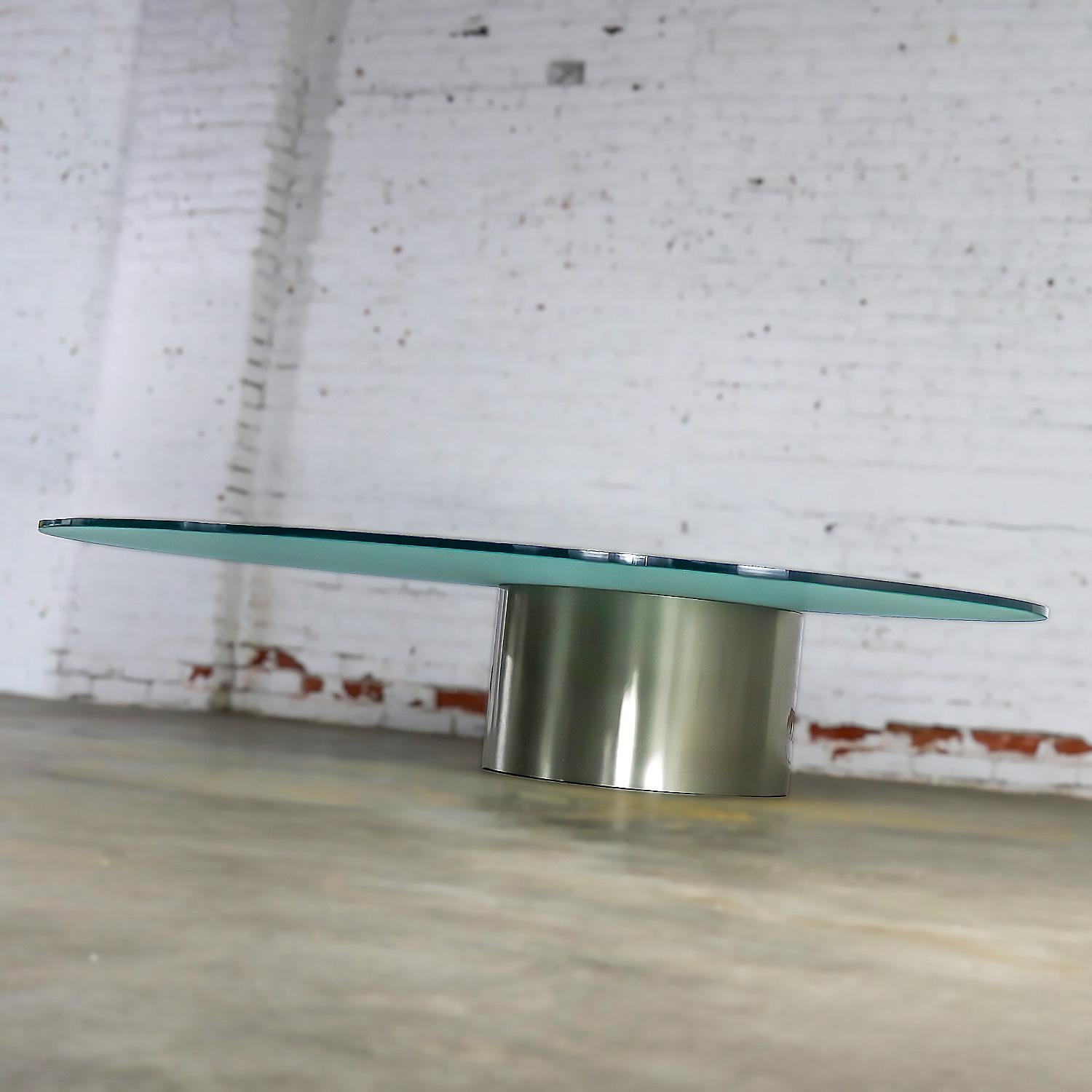 Modern Hoop Cantilevered Low Cocktail Coffee Table by J. Wade Beam for Brueton For Sale 3