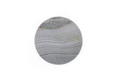 Modern Howlite Quartz Dining Table, Golden Wave Quartzite, Handmade Greenapple