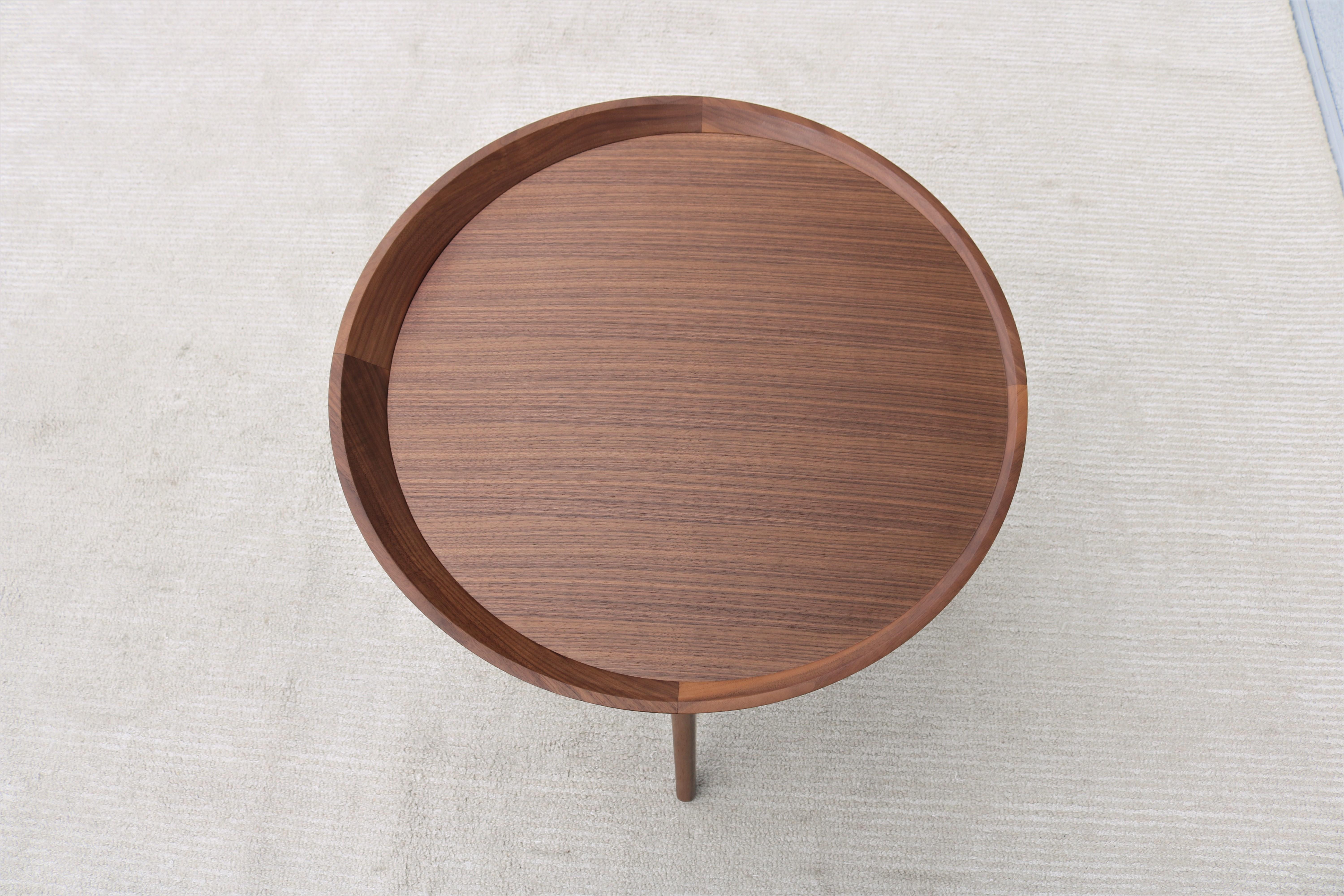 Modern Ignacia Murtagh for Bernhardt Design Los Andes Walnut Occasional Table For Sale 8
