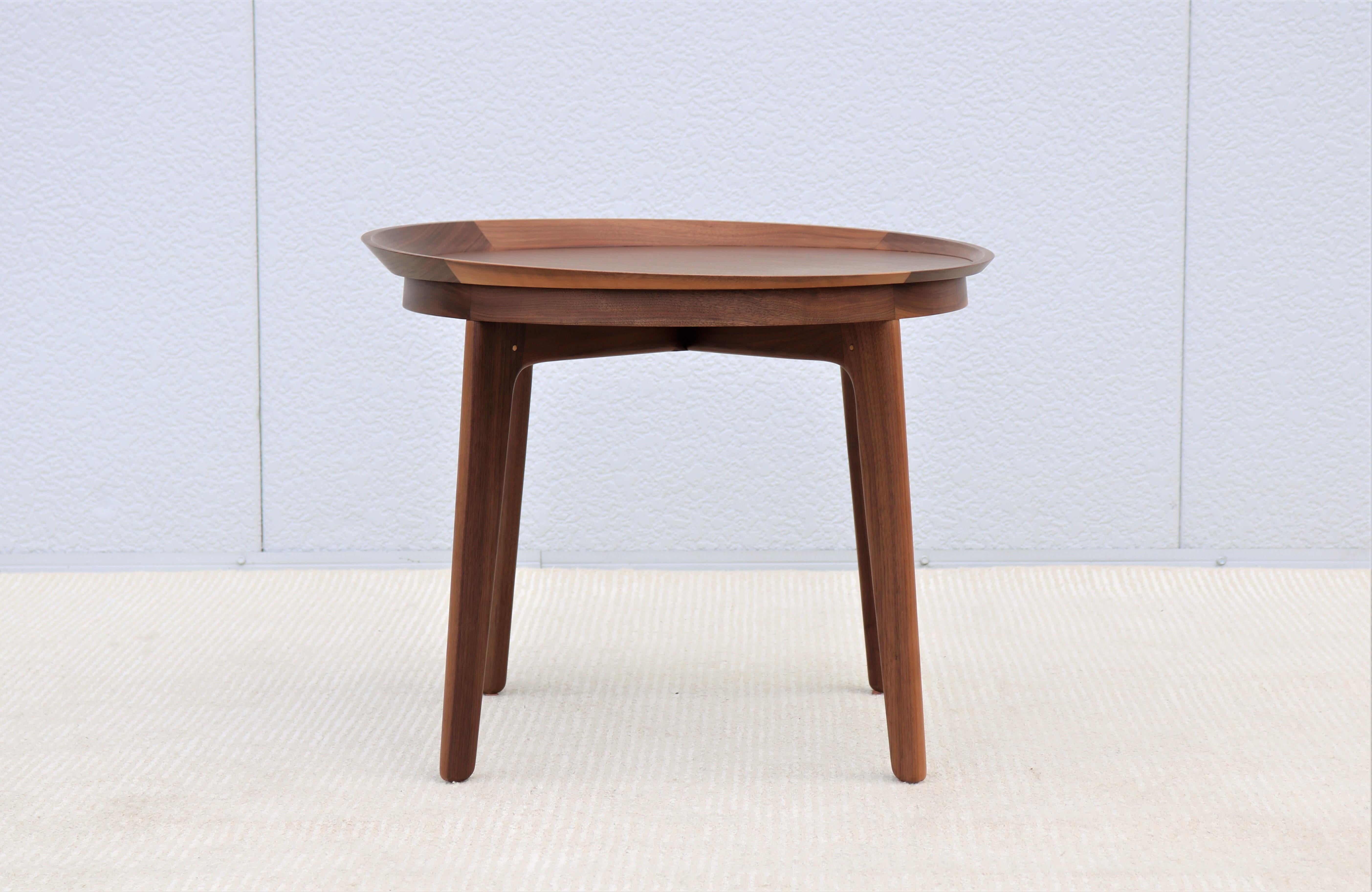 American Modern Ignacia Murtagh for Bernhardt Design Los Andes Walnut Occasional Table For Sale