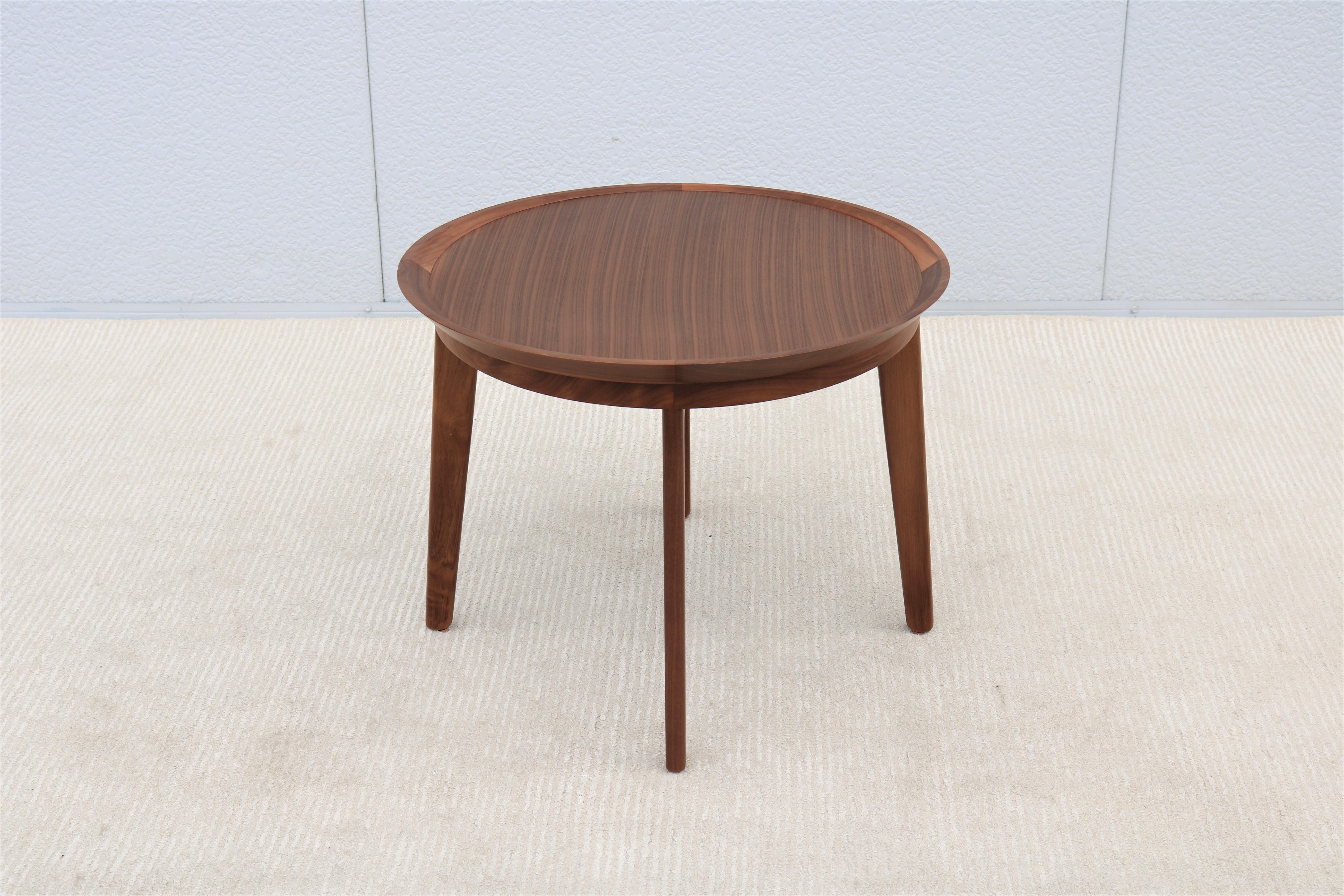 Modern Ignacia Murtagh for Bernhardt Design Los Andes Walnut Occasional Table For Sale 1