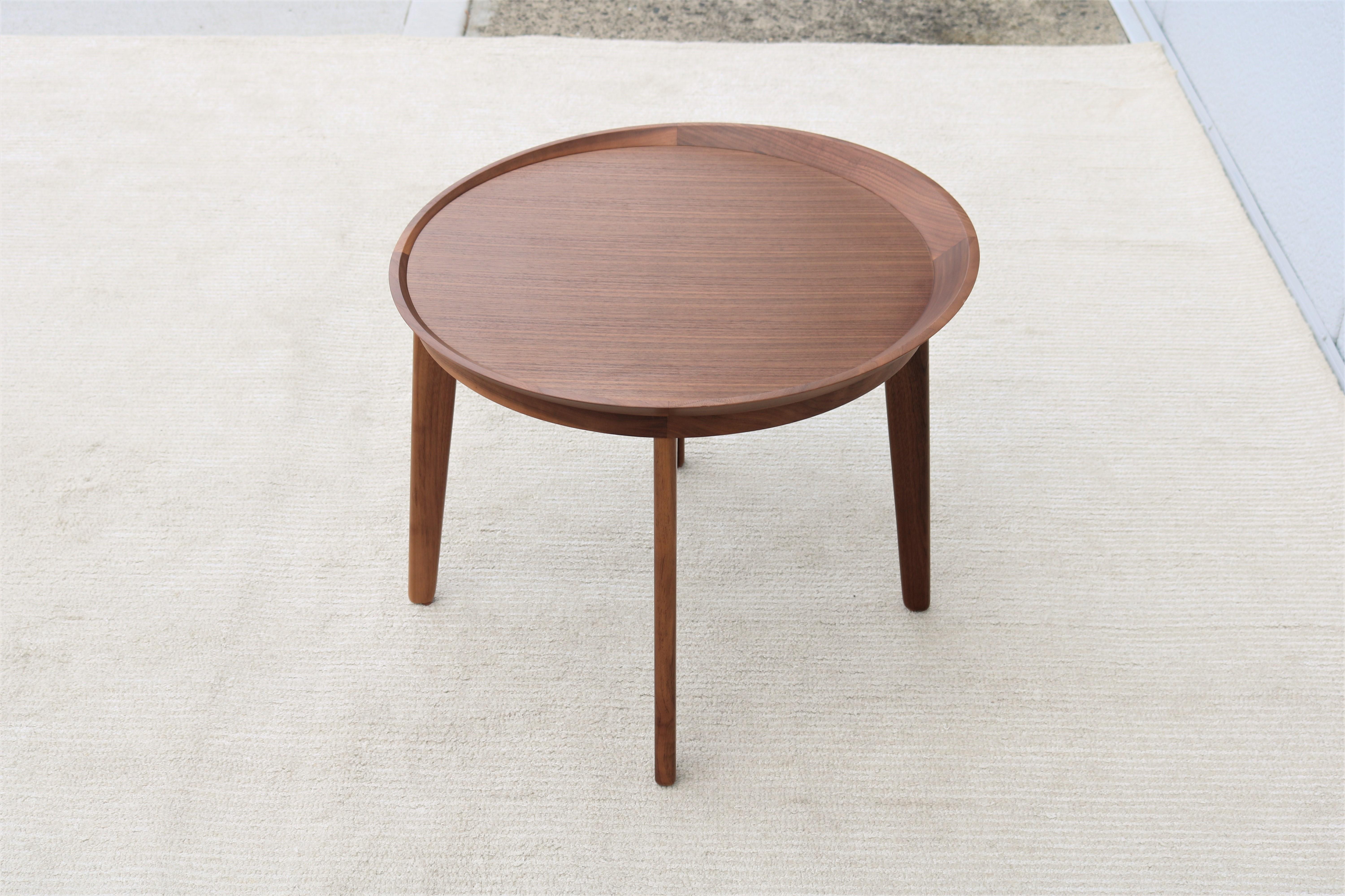 Modern Ignacia Murtagh for Bernhardt Design Los Andes Walnut Occasional Table For Sale 3