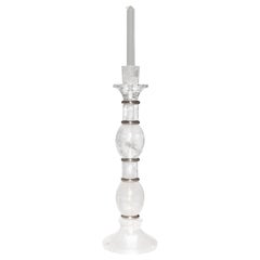 Modern II Rock Crystal Candleholder by Phoenix